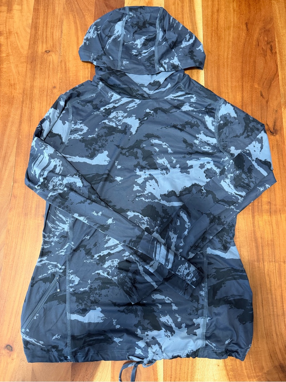 Mountain Hardwear Women's Patterned Hooded Pullover - Black/Gray